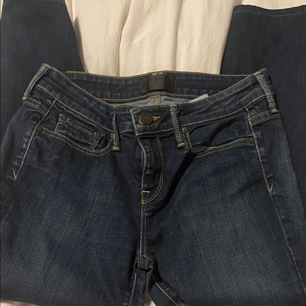 Vince Dark Blue Straight Leg Jeans
